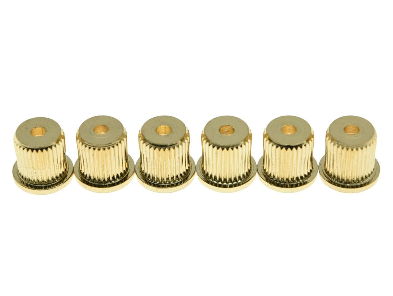 Dopro Set of 6 Gold Guitar String Through Body 5/16'' String Ferrules for American Standard Telecaster